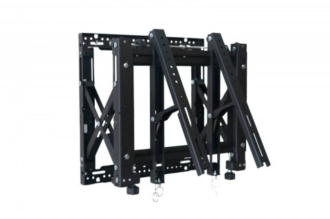 VWPOP65-P Uchwyt videowall POP-OUT PION do monitorów 42-65 cali VESA 100×100 - 400×600 60kg Edbak