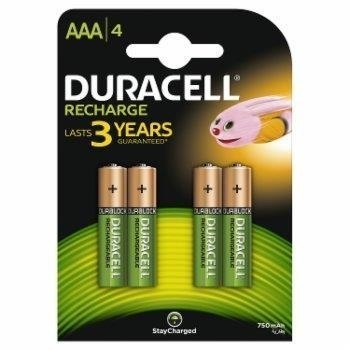 Akumulator AAA/HR3 750mAh 4szt blister Duracell Akumulator AAA/HR3 750mAh 4szt blister Duracell