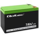 Akumulator żelowy | 12V | 7Ah | max.72A | AGM Qoltec