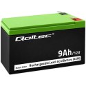Akumulator żelowy | 12V | 9Ah | max.90A | AGM Qoltec