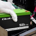 Akumulator żelowy | 12V | 9Ah | max.90A | AGM Qoltec