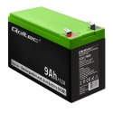 Akumulator żelowy | 12V | 9Ah | max.90A | AGM Qoltec