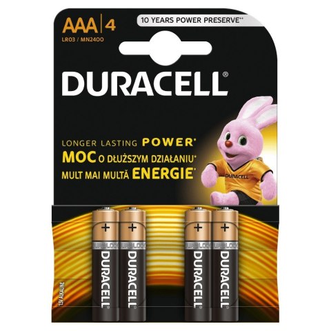 Basic AAA/LR03 4szt kartonik Duracell
