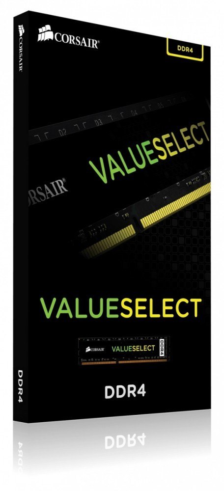 DDR4 VALUESELECT 8GB/2400 1x288 DIMM 1.20V CL16-16-16-39 Corsair DDR4 VALUESELECT 8GB/2400 1x288 DIMM 1.20V CL16-16-16-39 Corsair