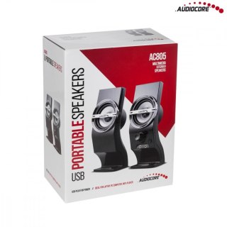 GĹoĹniki komputerowe 6W AC805 USB Black