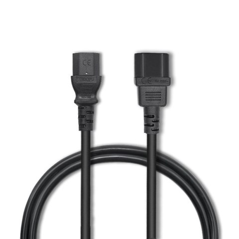 Kabel zasilający do UPS | C13/C14 | 3m Qoltec