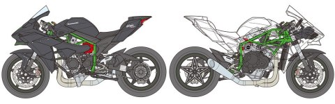 Kawasaki Ninja H2R Tamiya Kawasaki Ninja H2R Tamiya