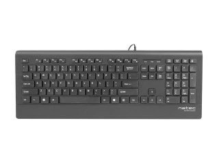 Klawiatura BARRACUDA Slim Czarna USB Natec