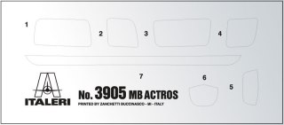 Mercedes Benz Actros MP4 Gigaspace Italeri