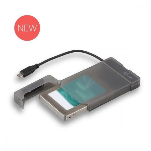 MySafe USB-C 3.1 Gen. 2 Easy zewnętrzna obudowa na dysk 2,5" 9,5mm SATA I/II/III HDD I-tec MySafe USB-C 3.1 Gen. 2 Easy zewnętrzna obudowa na dysk 2,5" 9,5mm SATA I/II/III HDD I-tec