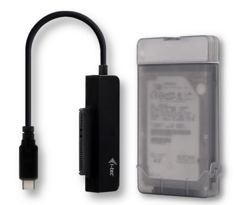 MySafe USB-C 3.1 Gen. 2 Easy zewnętrzna obudowa na dysk 2,5" 9,5mm SATA I/II/III HDD I-tec MySafe USB-C 3.1 Gen. 2 Easy zewnętrzna obudowa na dysk 2,5" 9,5mm SATA I/II/III HDD I-tec