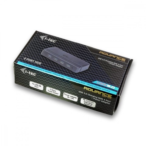 USB 3.0 Charging HUB 4 port z zasilaczem I-tec USB 3.0 Charging HUB 4 port z zasilaczem I-tec