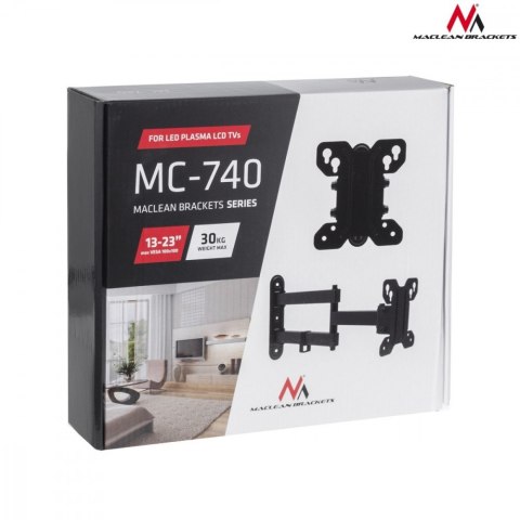 Uchwyt do telewizora 13-32 cale MC-740 30kg, max vesa 100x100 Maclean