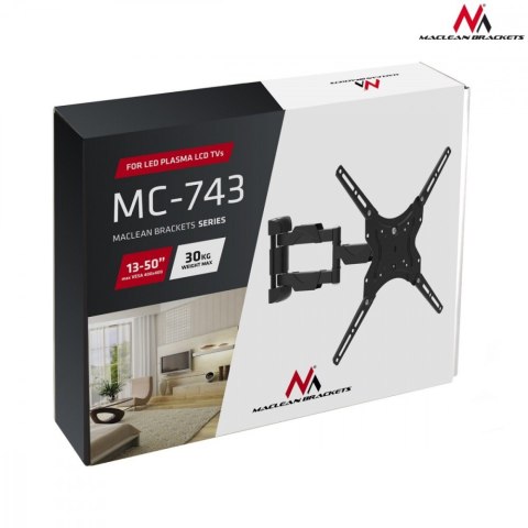 Uchwyt do telewizora lub monitora 13-65 cali MC-743 30kg Maclean