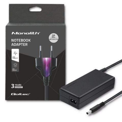 Zasilacz do Dell 45W | 19.5V | 2.31A | 4.5*3.0+pin Qoltec