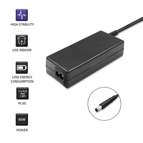 Zasilacz do Dell 65W | 19.5V | 3.34A | 7.4*5.0+pin Qoltec Zasilacz do Dell 65W | 19.5V | 3.34A | 7.4*5.0+pin Qoltec