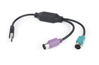 Adapter 2xPS2->USB mysz + klawiatura Gembird