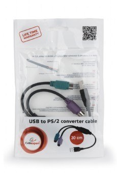 Adapter 2xPS2->USB mysz + klawiatura Gembird