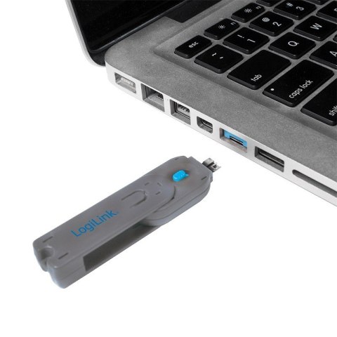 Blokada portów USB 4szt. z kluczem LogiLink Blokada portów USB 4szt. z kluczem LogiLink