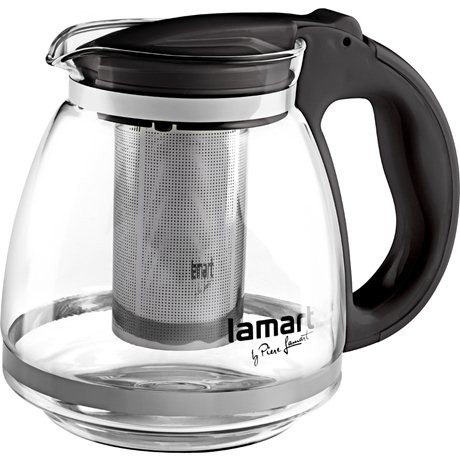 Dzbanek z zaparzaczem LT7027 czarny 1,5L Lamart Dzbanek z zaparzaczem LT7027 czarny 1,5L Lamart