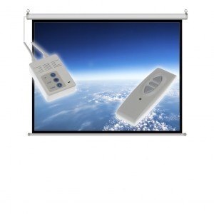Ekran elektryczny 100 cali FS-100 4:3 203x152cm z pilotem ART