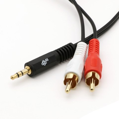 Kabel 3,5mm Mini Jack - 2x RCA M/M (chinch) 1,5m TB Kabel 3,5mm Mini Jack - 2x RCA M/M (chinch) 1,5m TB