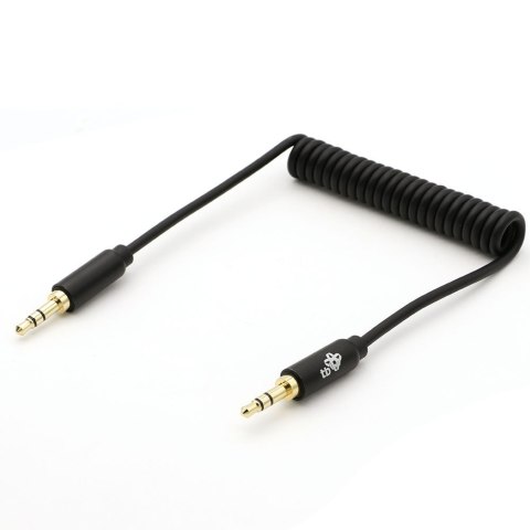 Kabel 3,5mm Mini Jack - 3,5mm Mini Jack M/M 1m spiralny TB Kabel 3,5mm Mini Jack - 3,5mm Mini Jack M/M 1m spiralny TB
