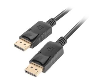 Kabel DisplayPort M/M 4K 1M czarny Lanberg