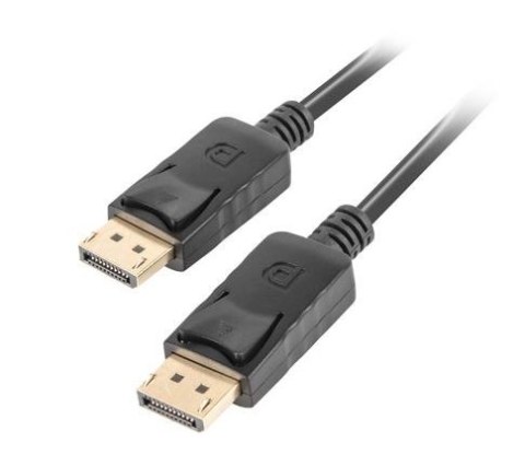 Kabel DisplayPort M/M 4K 1M czarny Lanberg