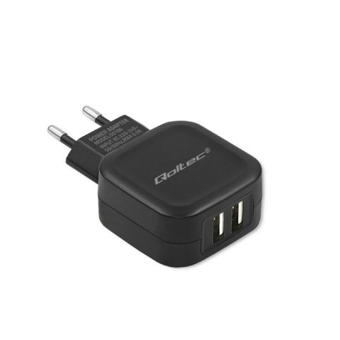 Ładowarka sieciowa 17W | 5V | 3.4A | 2xUSB Qoltec Ładowarka sieciowa 17W | 5V | 3.4A | 2xUSB Qoltec
