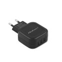Ładowarka sieciowa 17W | 5V | 3.4A | 3xUSB Qoltec