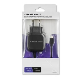 Ładowarka sieciowa 17W | 5V | 3.4A | USB + USB typ C Qoltec