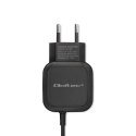 Ładowarka sieciowa 17W | 5V | 3.4A | USB + USB typ C Qoltec
