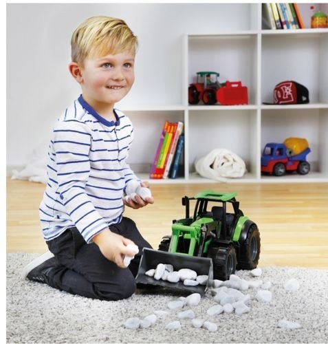 Lena Worxx Traktor z łyżką Agrotron 45 cm w pudełku Lena Lena Worxx Traktor z łyżką Agrotron 45 cm w pudełku Lena