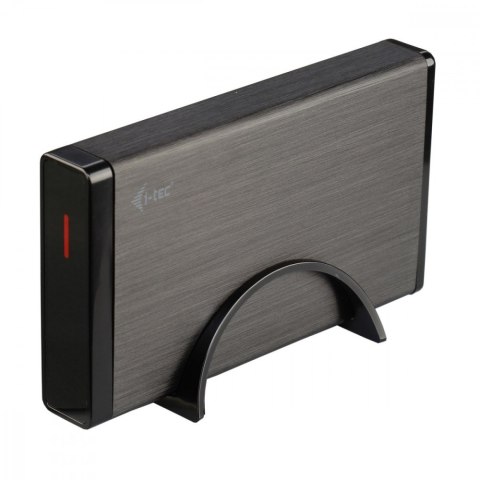 MYSAFE Advanced 3,5" USB 3.0 Obudowa zewnętrzna na dyski HDD i SSD SATA I II III czarna aluminiowa I-tec