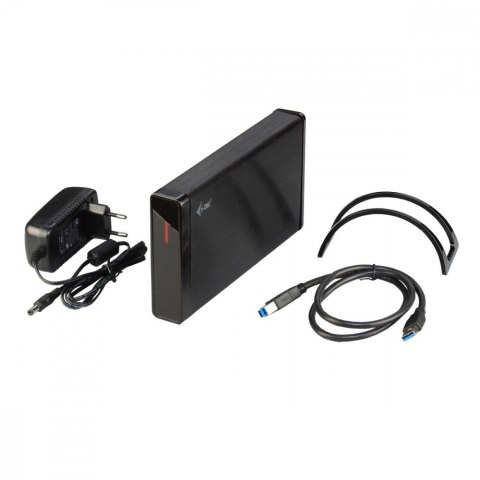 MYSAFE Advanced 3,5" USB 3.0 Obudowa zewnętrzna na dyski HDD i SSD SATA I II III czarna aluminiowa I-tec MYSAFE Advanced 3,5" USB 3.0 Obudowa zewnętrzna na dyski HDD i SSD SATA I II III czarna aluminiowa I-tec