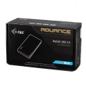 MYSAFE Advanced 3,5" USB 3.0 Obudowa zewnętrzna na dyski HDD i SSD SATA I II III czarna aluminiowa I-tec
