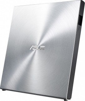 Nagrywarka zewnętrzna ZenDrive U9M Ultra-slim DVD USB/USB-c srebrna Asus Nagrywarka zewnętrzna ZenDrive U9M Ultra-slim DVD USB/USB-c srebrna Asus