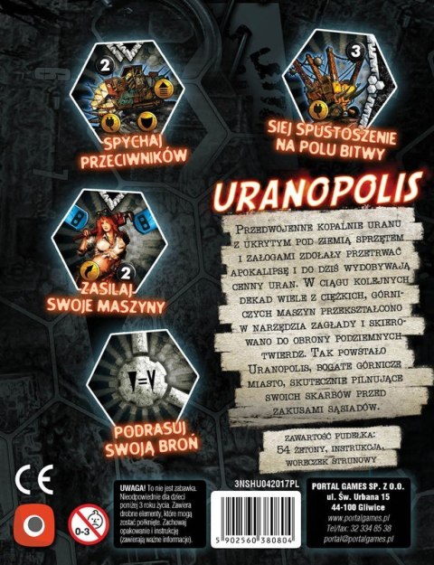 Neuroshima HEX 3.0 Uranopolis PL Portal Games Neuroshima HEX 3.0 Uranopolis PL Portal Games