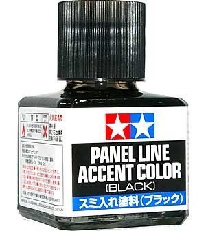 Panel Accent Black Tamiya