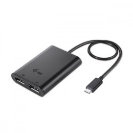 USB-C dual Display Port Video Adapter 2x Display Ports 4K Ultra HD kompatybilny Thunderbolt3 I-tec