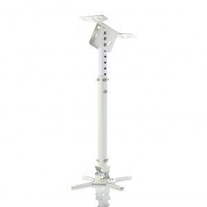 Uchwyt podwieszany 45-76cm do projektora P-107W 15KG Biały ART Uchwyt podwieszany 45-76cm do projektora P-107W 15KG Biały ART