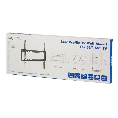 Uchwyt ścienny LCD/LED VESA 400x400, 32-55' LogiLink Uchwyt ścienny LCD/LED VESA 400x400, 32-55' LogiLink