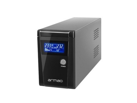 Zasilacz awaryjny Line-Interactive Office 650F LCD 650VA 2xSchuko 2xRJ-11/RJ-45 Armac