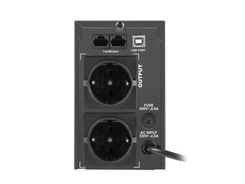 Zasilacz awaryjny Line-Interactive Office 650F LCD 650VA 2xSchuko 2xRJ-11/RJ-45 Armac Zasilacz awaryjny Line-Interactive Office 650F LCD 650VA 2xSchuko 2xRJ-11/RJ-45 Armac