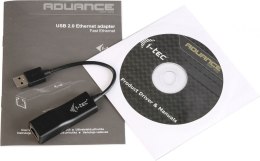 Zewnętrzna karta sieciowa USB 2.0 Fast Ethernet 100/10Mbps I-tec