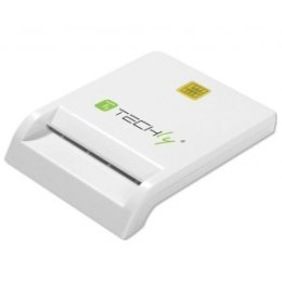 Czytnik USB 2.0 Kart / Smart Card biały Techly