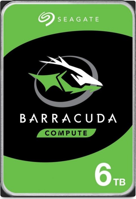 Dysk twardy BarraCuda 6TB 3.5 cala 256MB ST6000DM003 Seagate Dysk twardy BarraCuda 6TB 3.5 cala 256MB ST6000DM003 Seagate