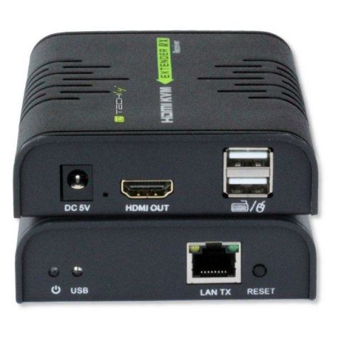 Extender HDMI + USB po skrętce Cat.5/5e/6 120m Techly Extender HDMI + USB po skrętce Cat.5/5e/6 120m Techly