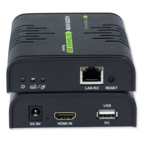 Extender HDMI + USB po skrętce Cat.5/5e/6 120m Techly Extender HDMI + USB po skrętce Cat.5/5e/6 120m Techly